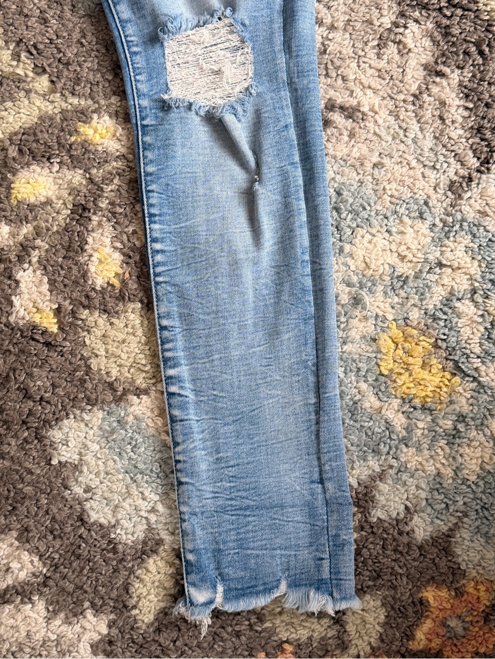 Buckle Black jeans No 35 Ankle Skinny Light Wash factory distressed - Picture 7 of 11